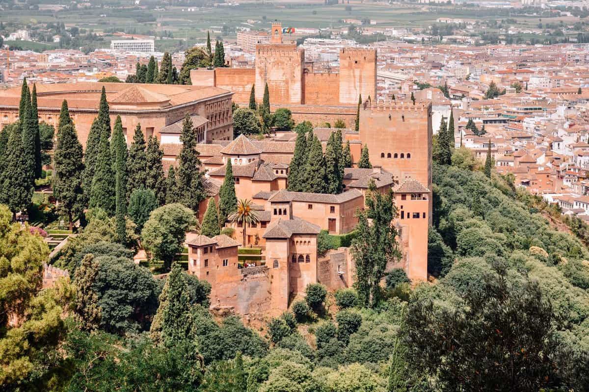 vistas de la silla del moro en granada