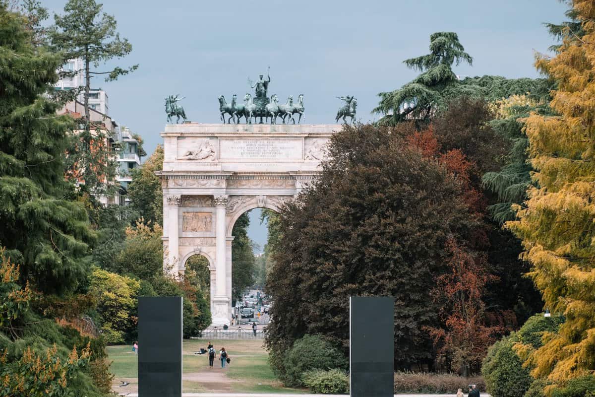 Parque Sempione en milan