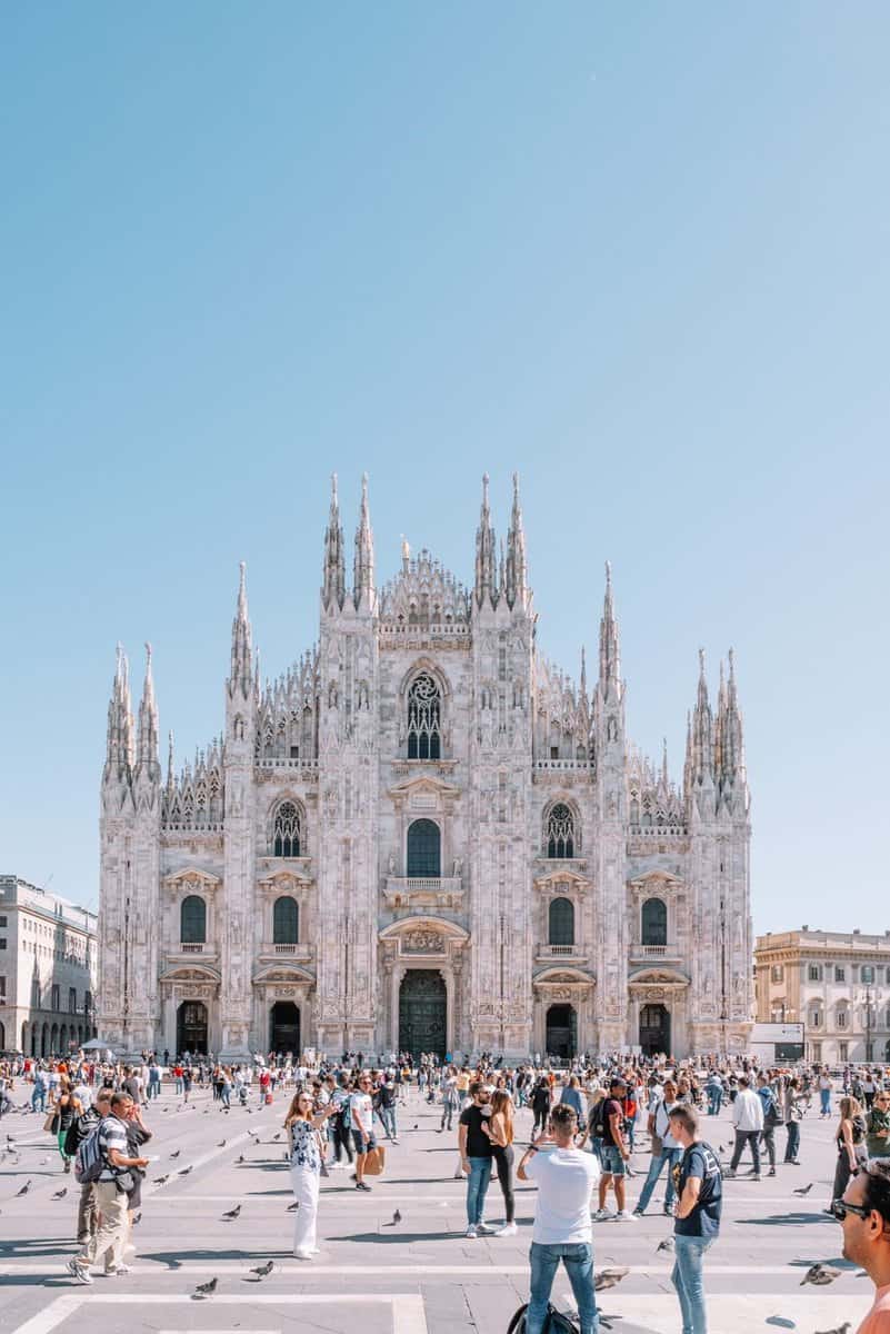 plaza del Duomo en milan