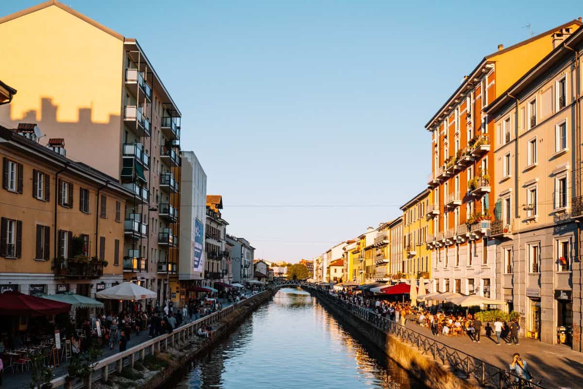 barrio de Navigli en milan