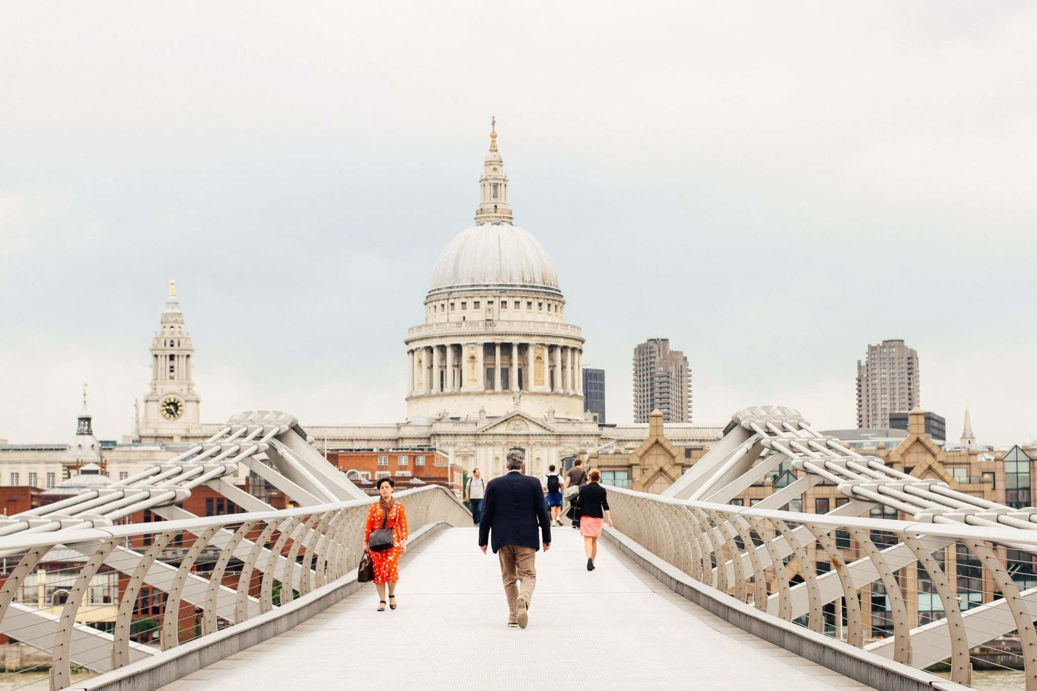 La ciudad de Londres en una visita en noviembre