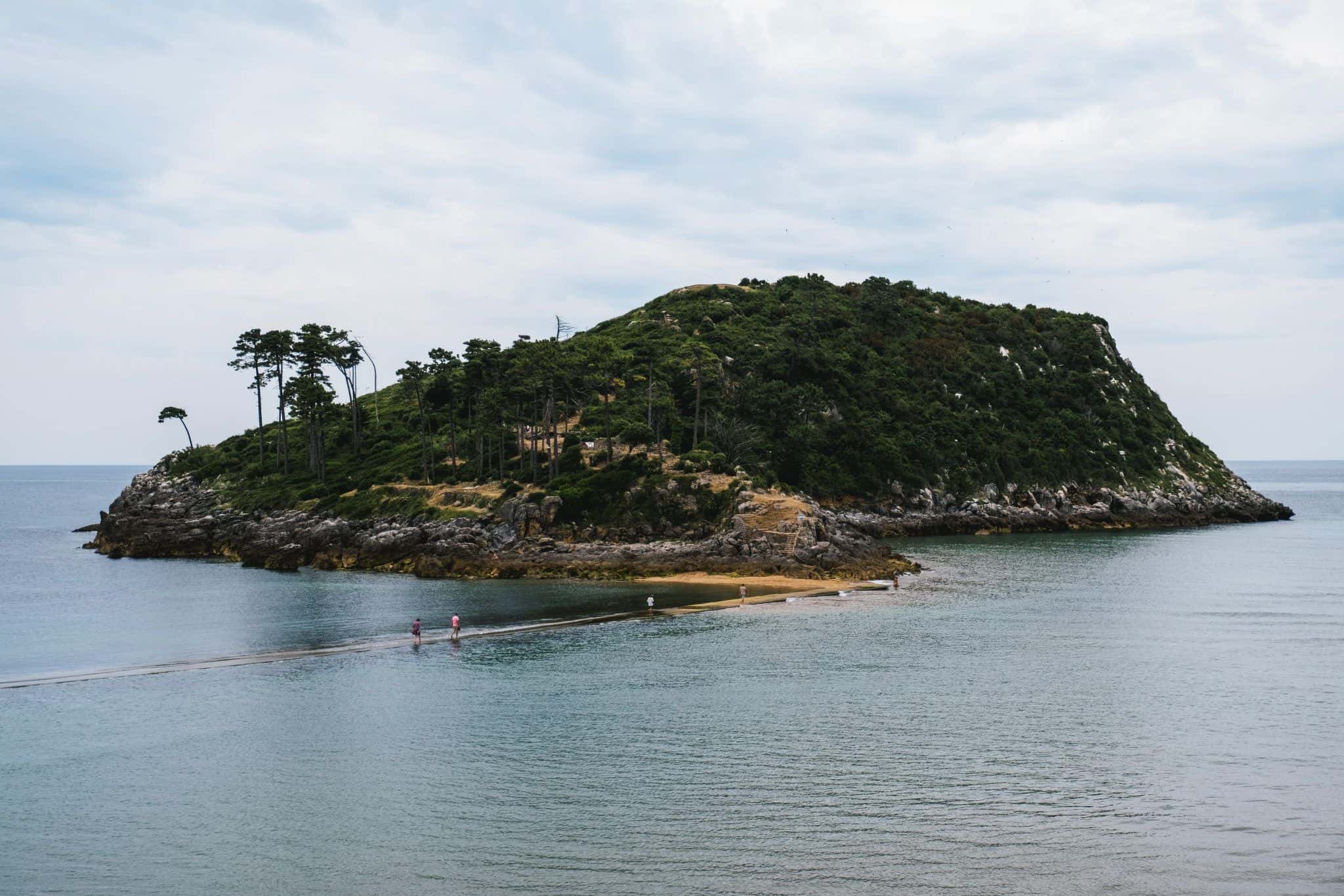 isla Garraitz en lekeitio