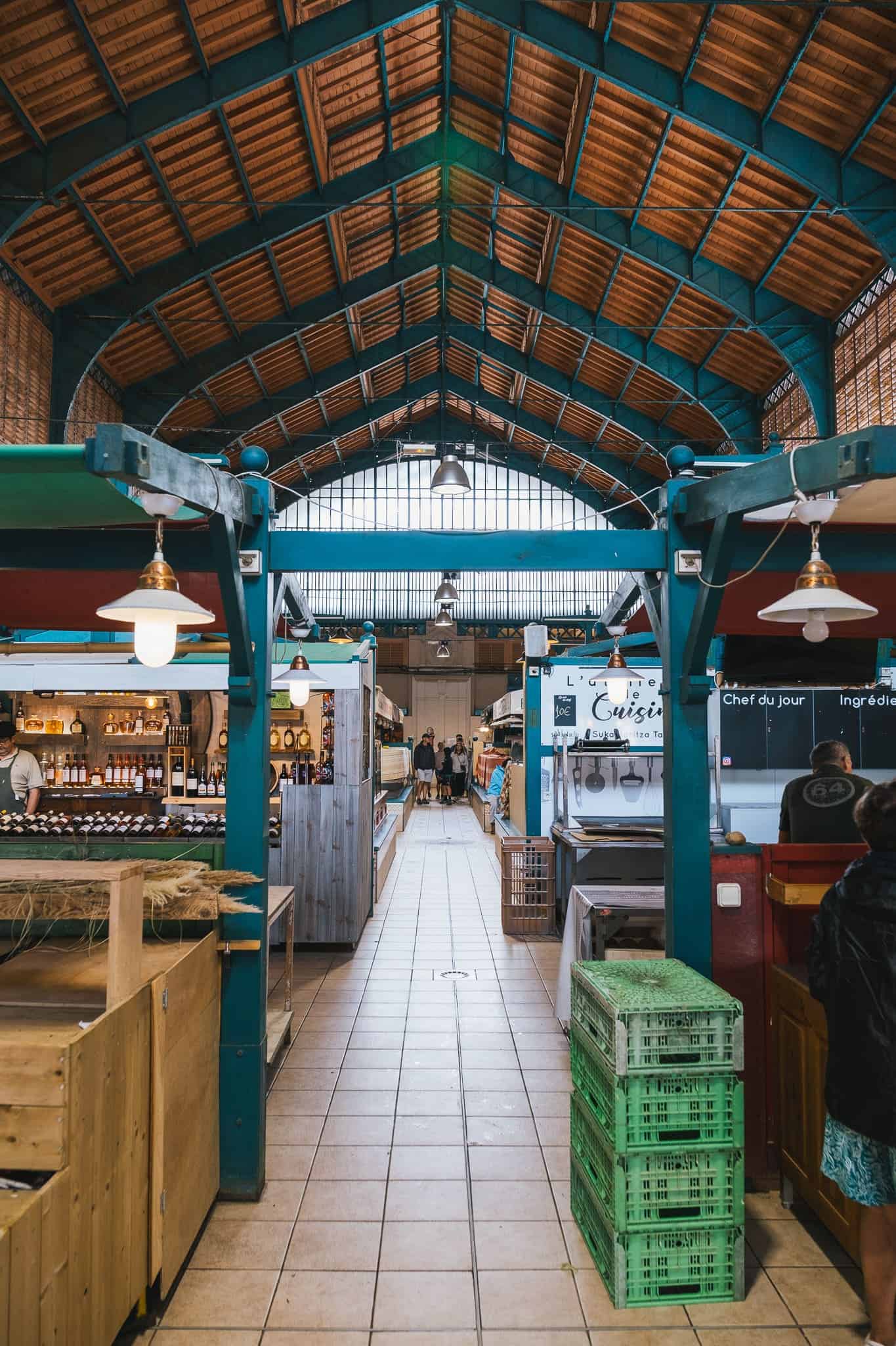mercado les halles san juan de luz