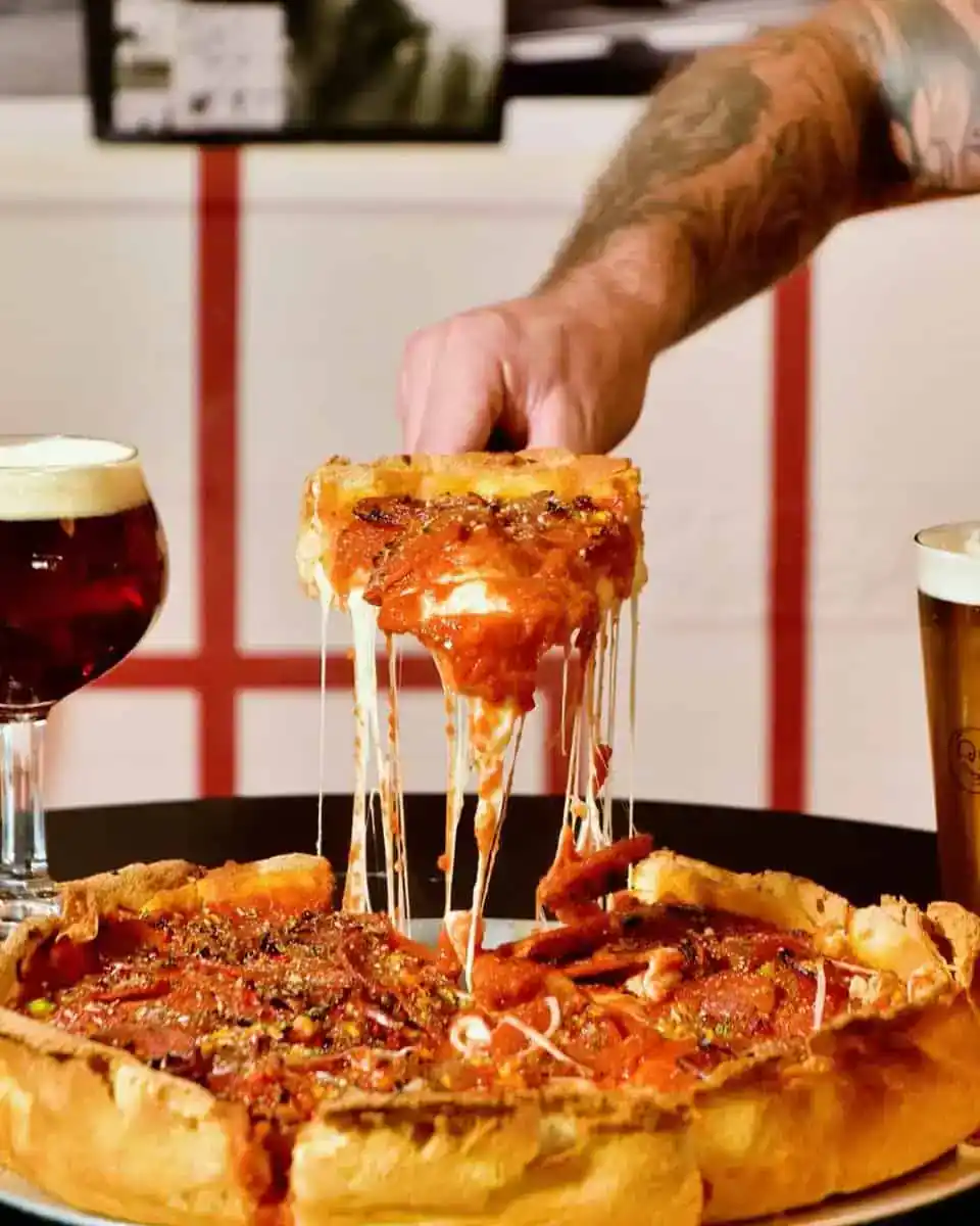 mejores pizzas estilo Chicago en Madrid