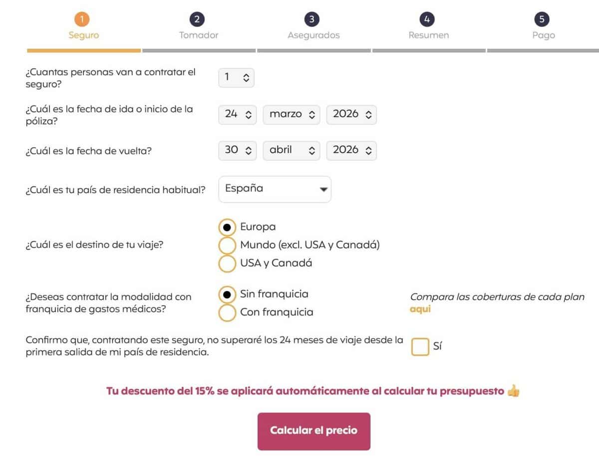 descuento en Chapka Seguros 15% en Semana Santa 2026