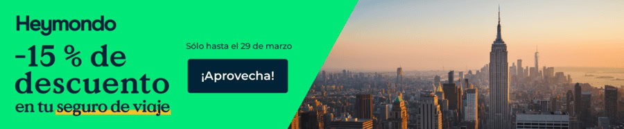 15% de descuento semana santa de heymondo