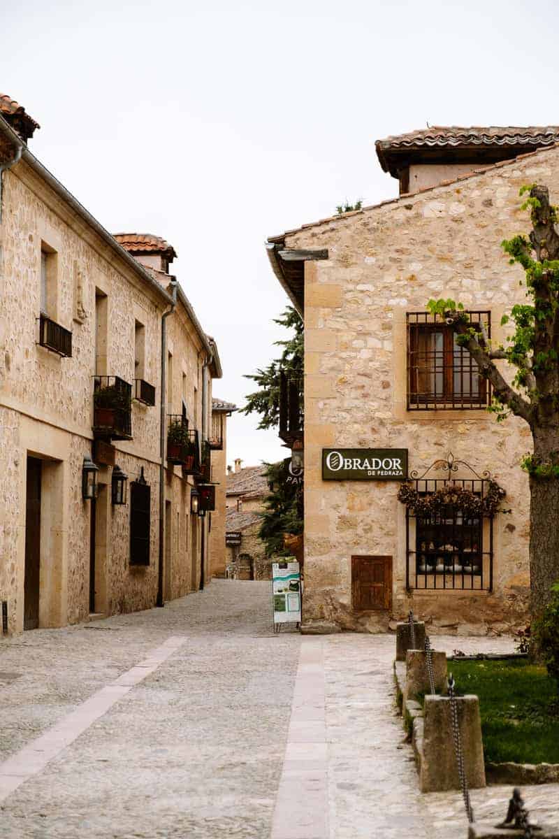 donde comer en pedraza