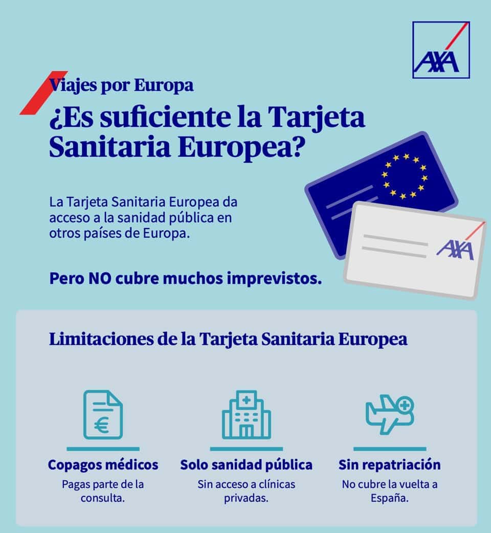 axa seguro de viaje vs tarjeta sanitaria europea 