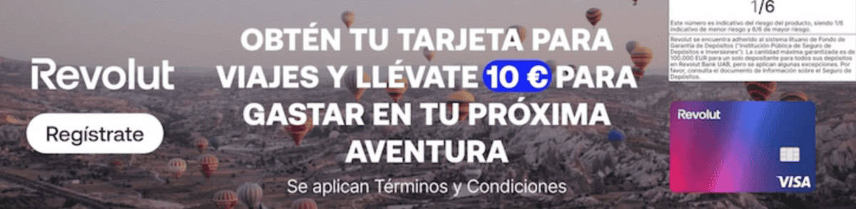 tarjeta revolut 10 euros